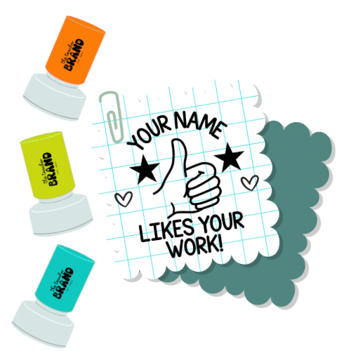 Likes Your Work Stamp