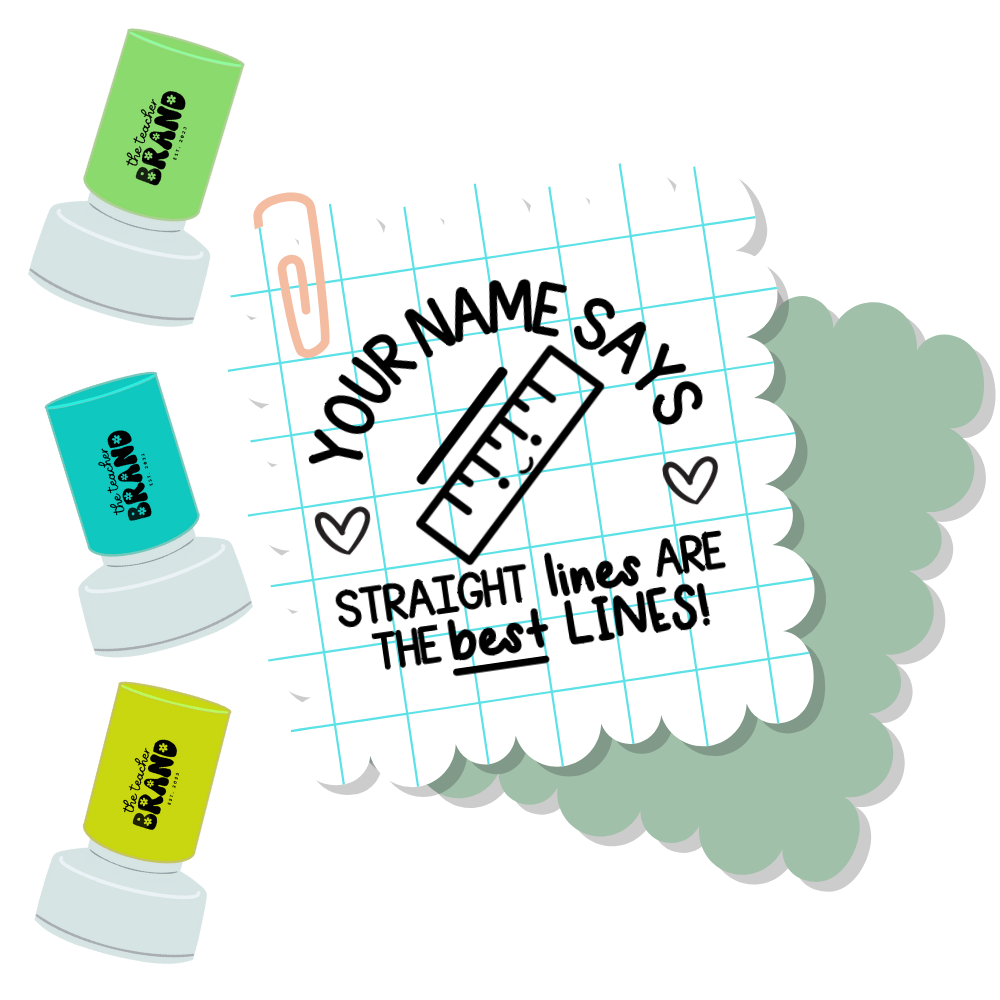 Use a Ruler Stamp