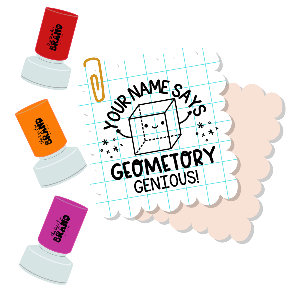 Geometry Genius Stamp
