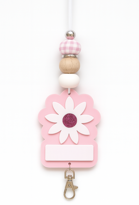 Blush Daisy Lanyard