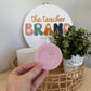 Bedazzled Glass Tumbler Lid - Baby Pink