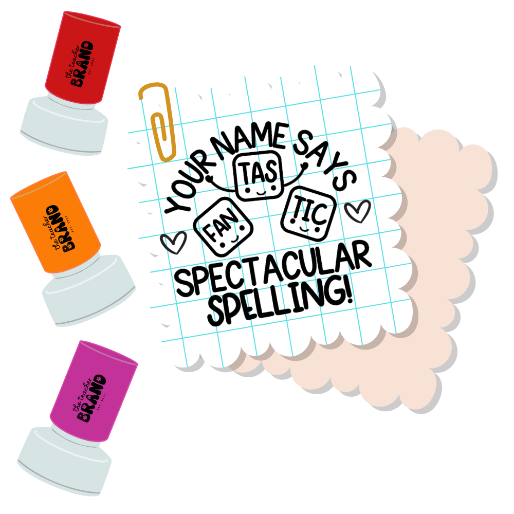 Spectacular Spelling Stamp