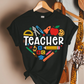 Teacher Stationery Heart T-shirt