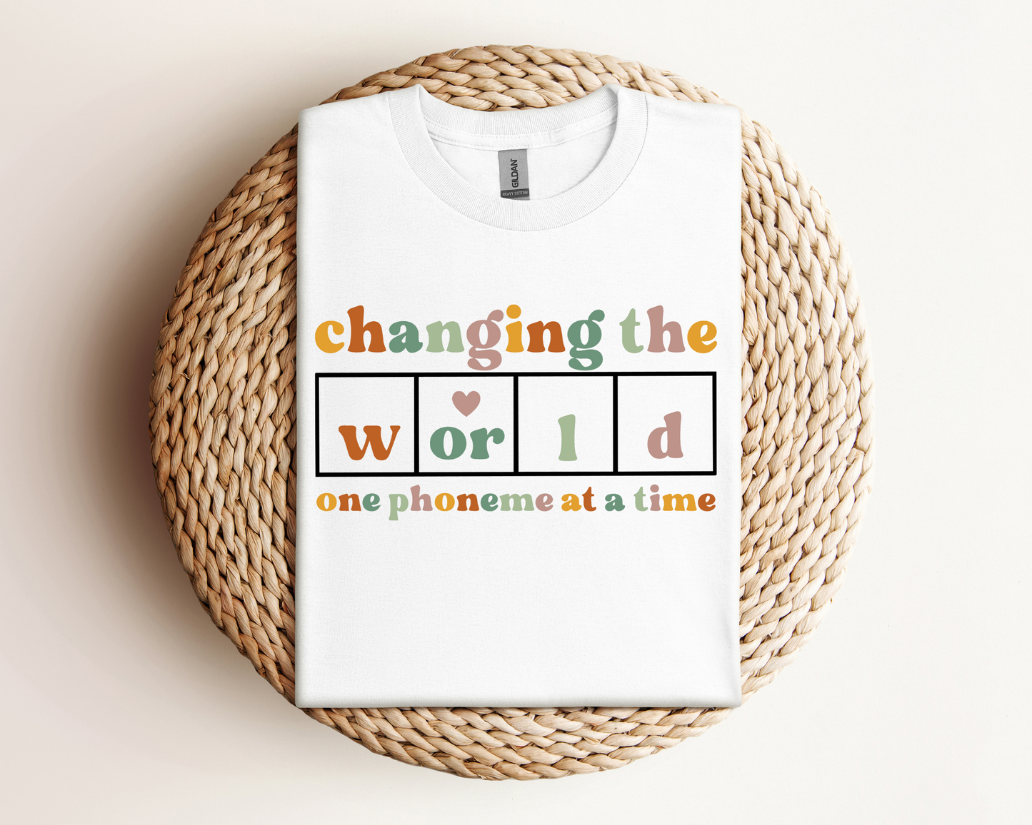 Changing the World Teacher Phoneme T-shirt