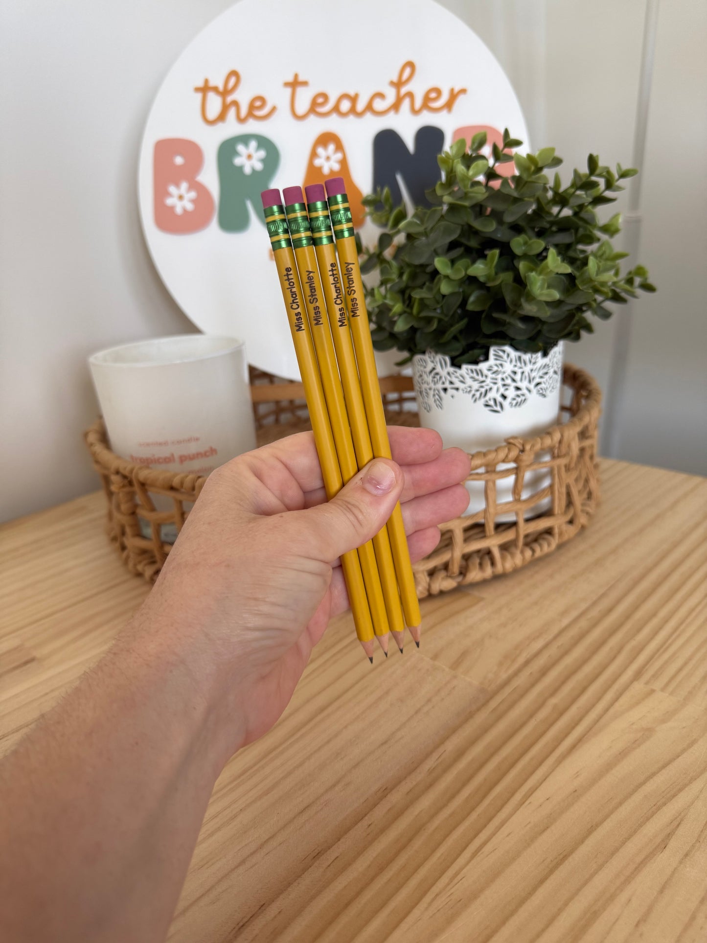 Personalised Teacher Pencils