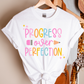 Progress over Perfection Pencil Teacher T-shirt