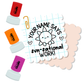 SUN-stational Work Stamp