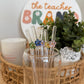 Glass Straw - Floral