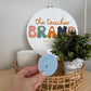 Bedazzled Glass Tumbler Lid - Blue