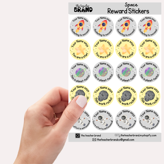 Space Sticker Sheets