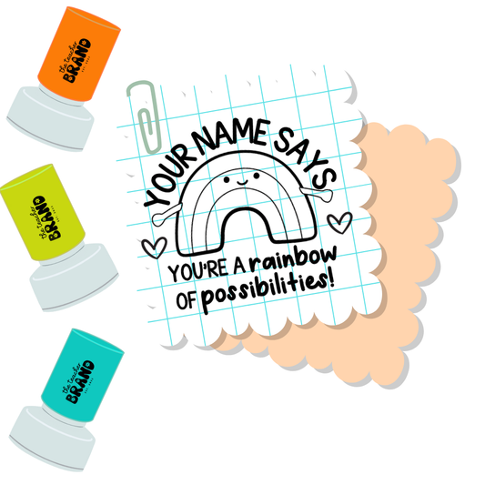 Rainbow of Possibilities Stamp