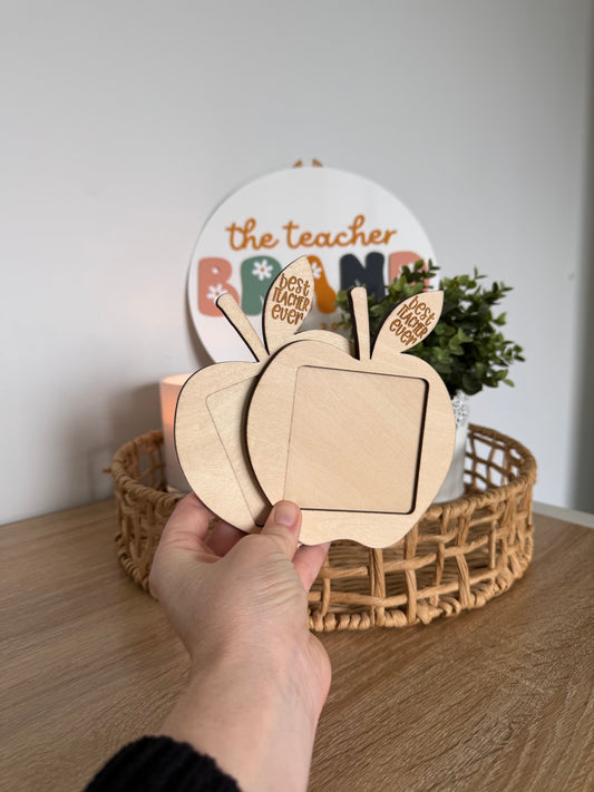 Apple Post Its Holder - 'Best Teacher Ever'