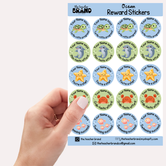 Ocean Sticker Sheets