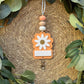 Tangerine Daisy Lanyard