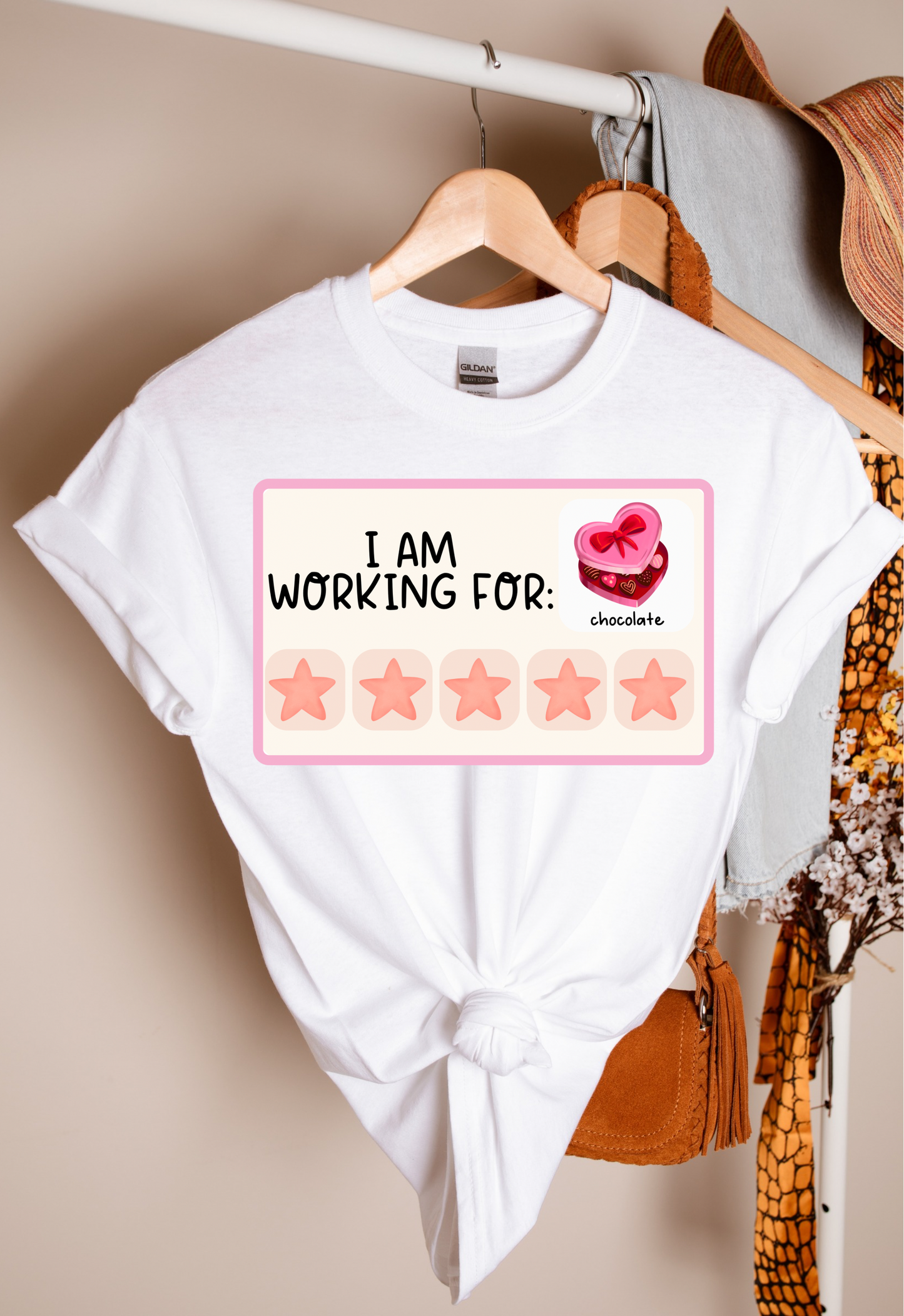 I’m Working For CHOCOLATE Teacher T-shirt