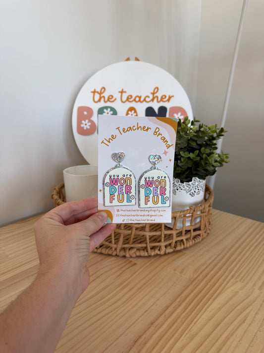 Affirmation Dangles - You are Wonderful