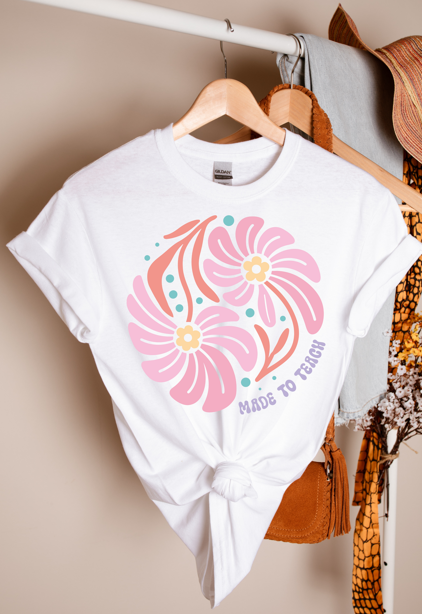 Made to Teach Floral T-shirt