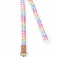 Rainbow Gingham Fabric Lanyard