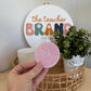 Bedazzled Glass Tumbler Lid - Baby Pink