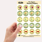 Mini Beasts Sticker Sheets