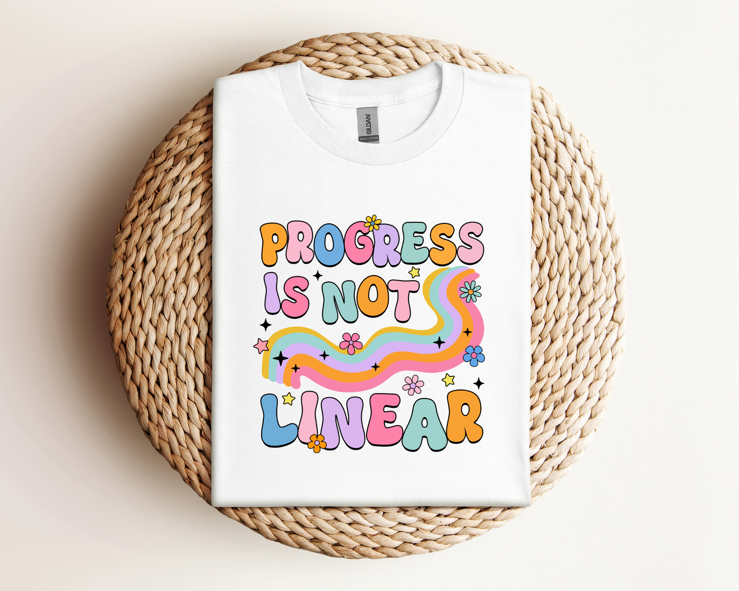 Progress is Not Linear Teacher T-shirt