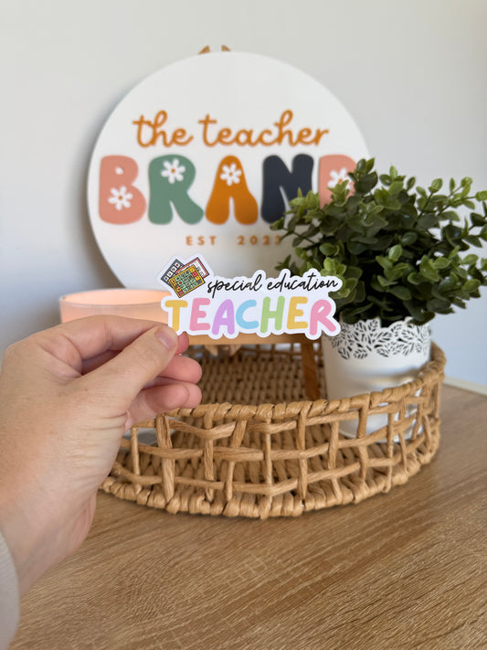 Special Education Teacher Sticker
