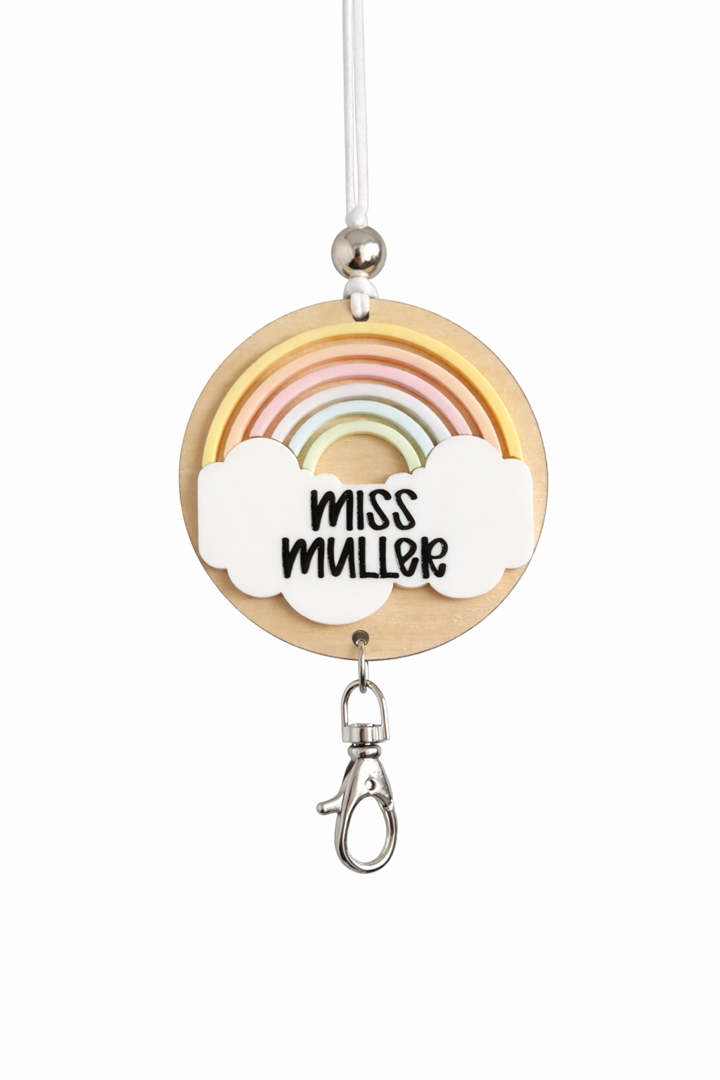 Pastel Rainbow Lanyard