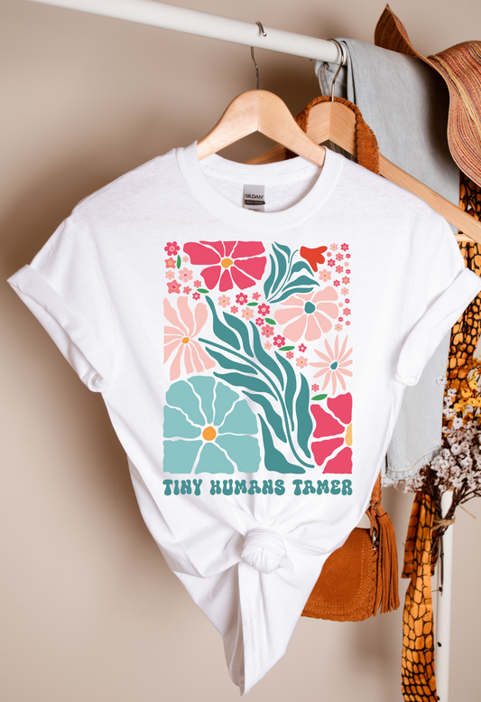 Tiny Human Tamer Floral T-shirt