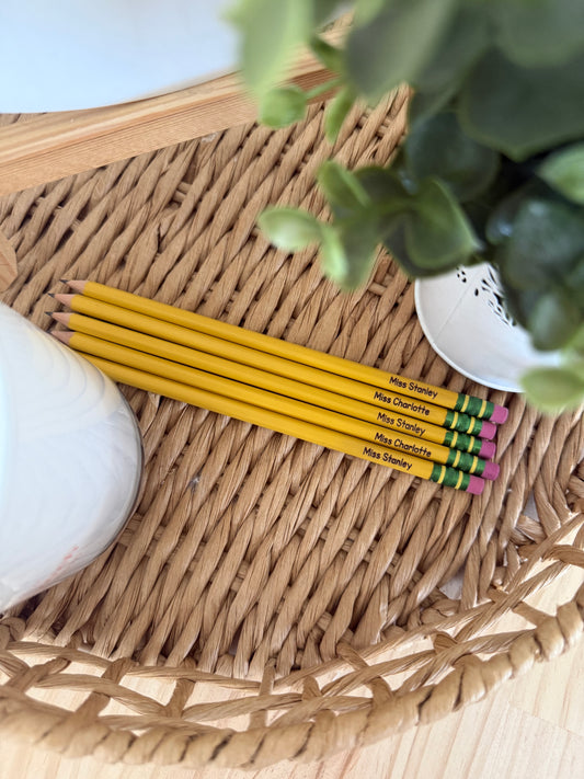 Personalised Teacher Pencils