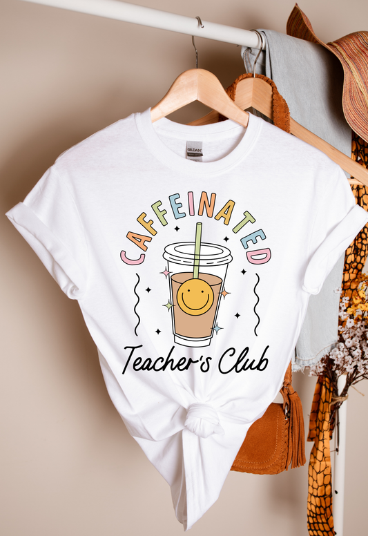 Coffee Club Teacher T-shirt