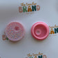 Bedazzled Glass Tumbler Lid - Baby Pink