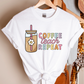 Coffee Teach Repeat T-shirt