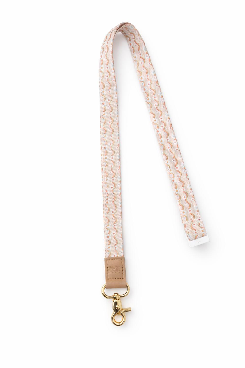 Boho Daisy Fabric Lanyard