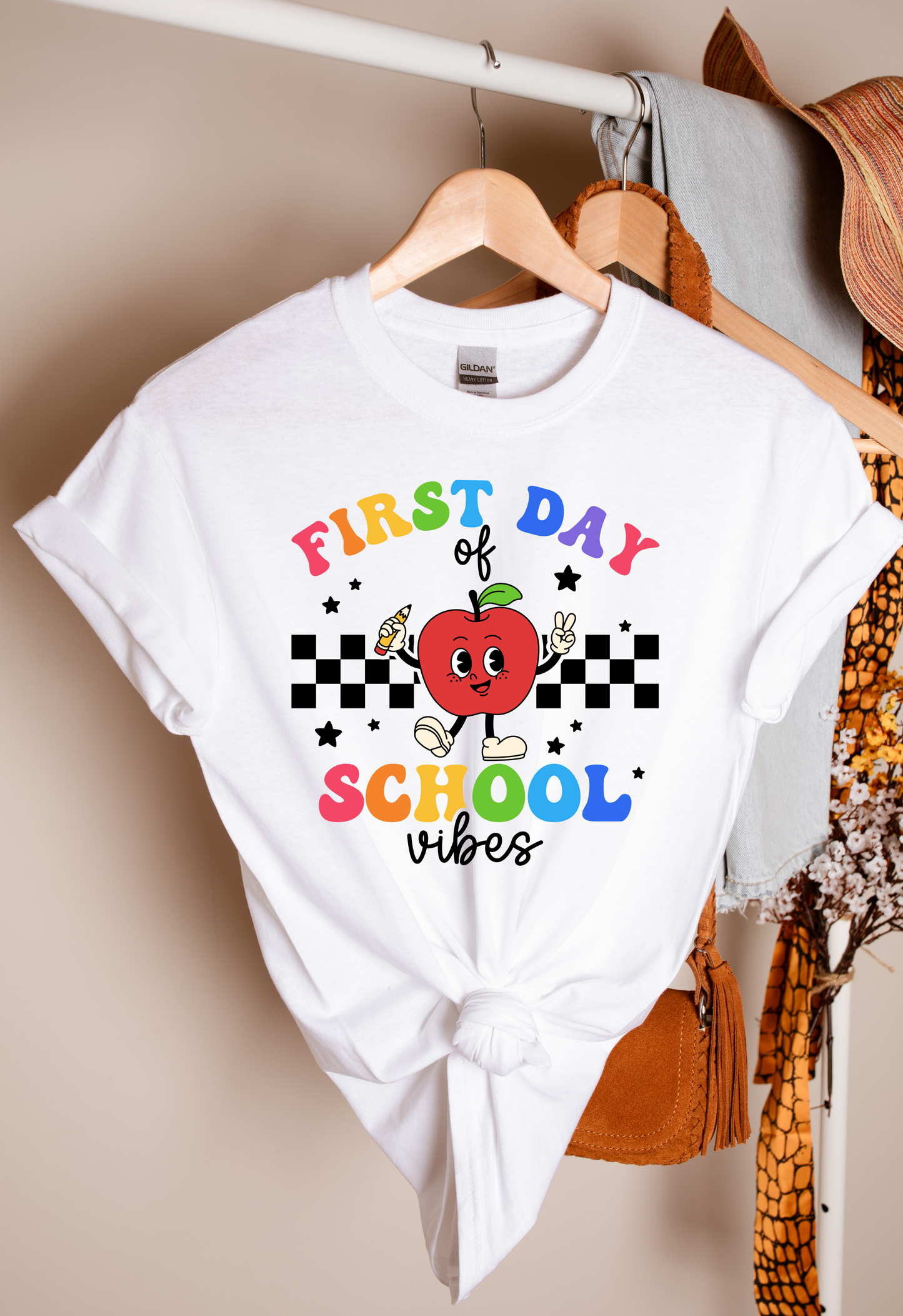 First Day of School Vibes Teacher T-shirt