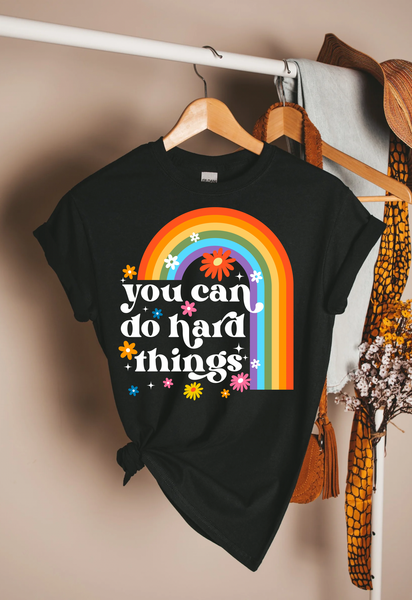 You Can Do Hard Things Teacher T-shirt
