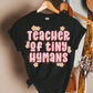 Floral Teacher of Tiny Humans T-shirt