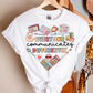 Everyone Communicates Differently Teacher T-shirt