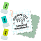Completed Independently Stamp
