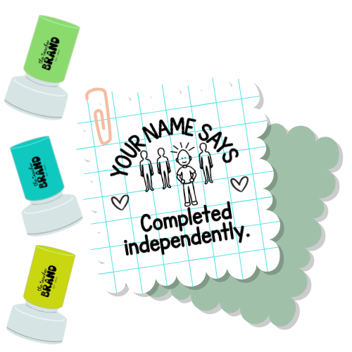 Completed Independently Stamp