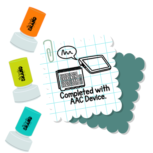 Completed with AAC Device Stamp