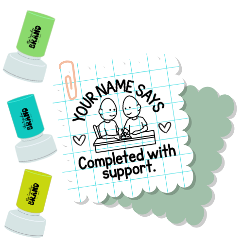 Completed with Support Stamp
