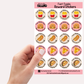 Fast Foodie Sticker Sheets