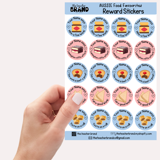Aussie Food Favourites Sticker Sheets