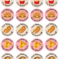 Fast Foodie Sticker Sheets