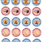 Aussie Food Favourites Sticker Sheets